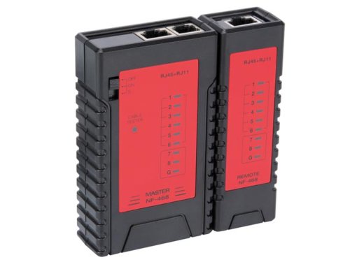 Velleman Tester cablu de retea, 8p8c (rj45), 6p6c (rj12), 6p2c (rj11), 4p4c (rj10)