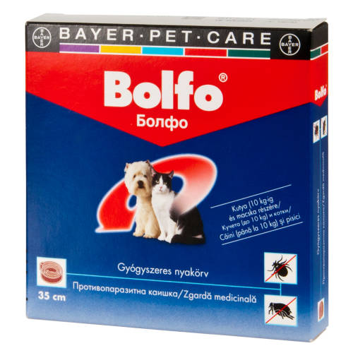 Bayer Bolfo zgarda antiparazitara pisica & caine, 38 cm