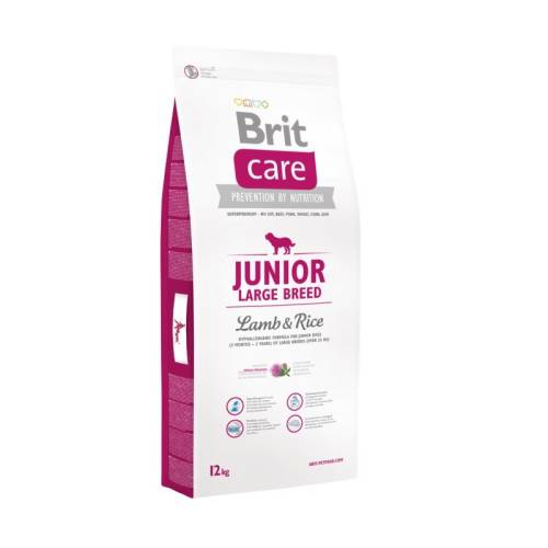 Brit care junior large breed lamb & rice, 12 kg