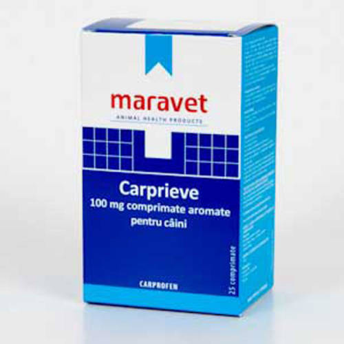 Norbrook Carprieve flavoured 100 mg 25 tab