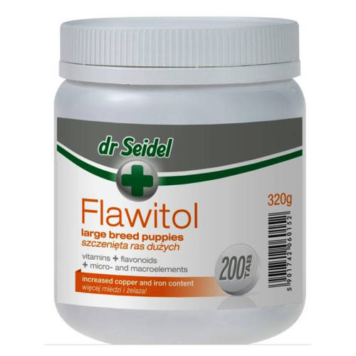 Flawitol puppy large breed 200 tablete