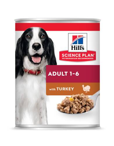 Hill's sp adult hrană pentru câini cu curcan, 370 g (conservă)