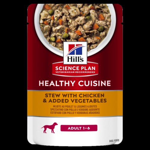 Hill's sp canine adult chicken & vegetables stew, 90 g
