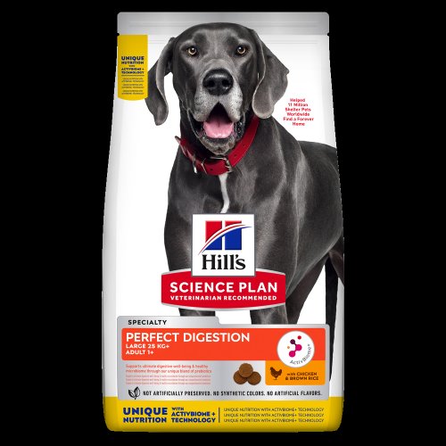 Hill's sp canine adult perfect digestion large breed, 14 kg