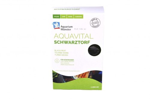 Masa filtranta aquarium munster aquavital black peat 1200 ml