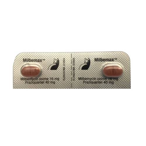Elanco Milbemax cat 16 / 40 mg (2 - 8 kg), 2 tablete