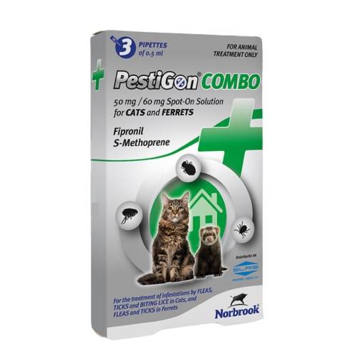 Pestigon combo cat 50 mg / 60 mg, 3 pipete