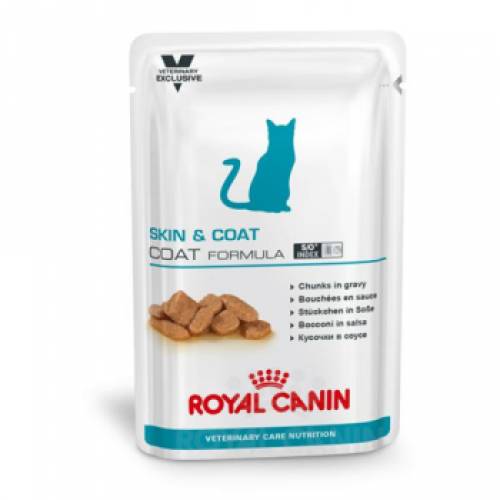 Royal canin skin & coat formula, 12 plicuri x 85 g