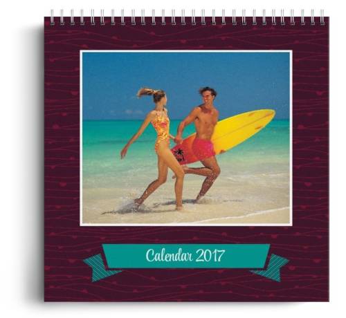 Photogo Calendar personalizat - sunset - calendar de perete cu spirala metalica si agatatoare - portret mediu (21x29 cm)