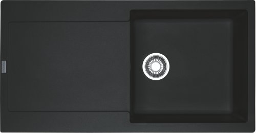 Chiuveta bucatarie fragranite franke maris mrg 611-l reversibila 970x500mm tehnologie sanitized nero