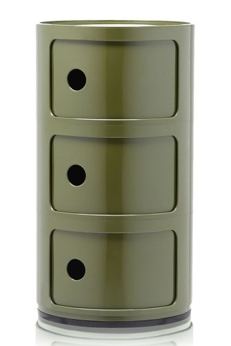 Comoda modulara kartell componibili 3 design anna castelli ferrieri verde