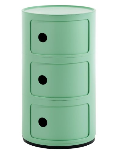 Comoda modulara kartell componibili bio 3 design anna castelli ferrieri verde