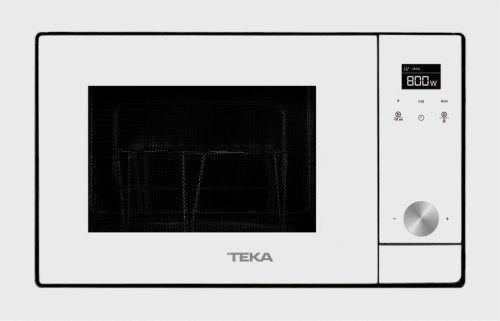 Cuptor cu microunde incorporabil Teka ml 8200 bis 18 litri 700w interior inox grill 1000w alb
