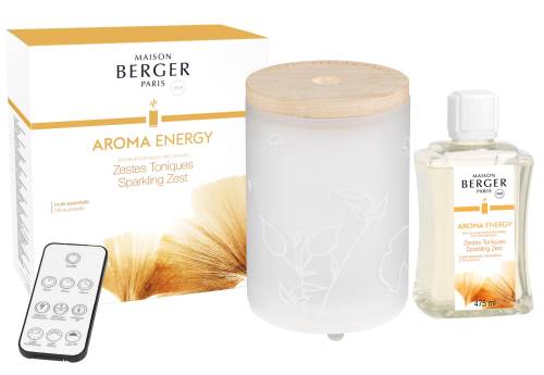 Maison Berger Difuzor ultrasonic parfum berger aroma energy + parfum zestes toniques 475ml
