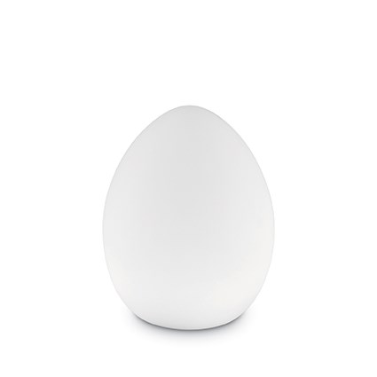 Lampa de exterior ideal lux live tl1 uovo 1x2.4w led h18cm autonomie 10ore alb