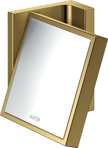 Oglinda cosmetica hansgrohe axor universal 1.7x de perete auriu periat