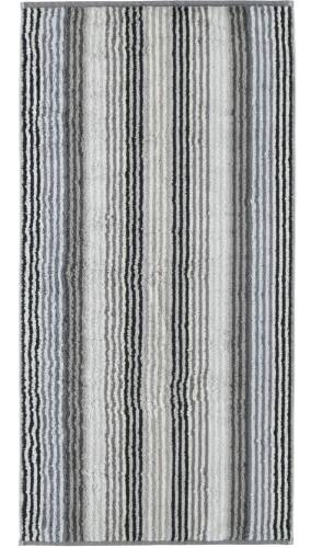 Prosop baie cawo unique stripes 50x100 cm antracit