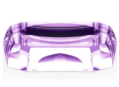 Savoniera decor walther kristall kr sts 12x12cm violet