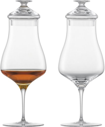 Set 2 pahare cu capac zwiesel glas alloro whisky nosing handmade 294ml