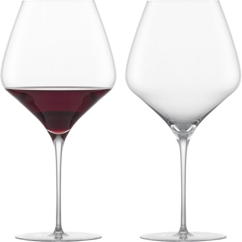 Set 2 pahare vin rosu zwiesel glas alloro burgundy handmade 955ml