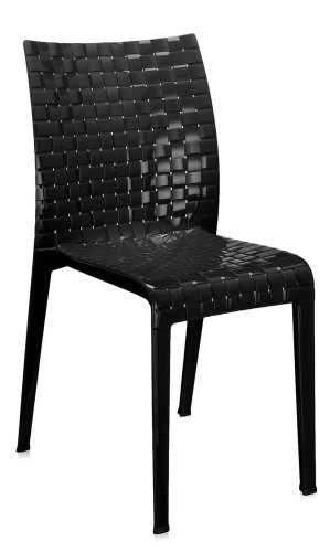 Set 2 scaune kartell ami ami design tokujin yoshioka negru lucios