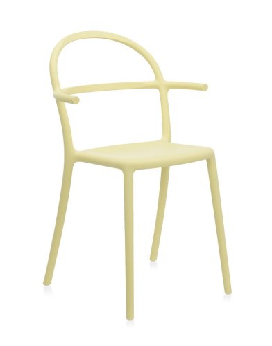 Set 2 scaune kartell generic c design philippe stark galben mat