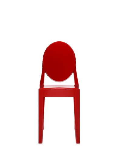 Set 2 scaune kartell victoria ghost design philippe starck rosu kartell