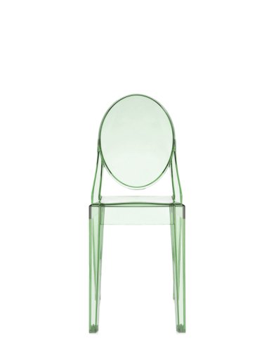 Set 2 scaune kartell victoria ghost design philippe starck verde transparent