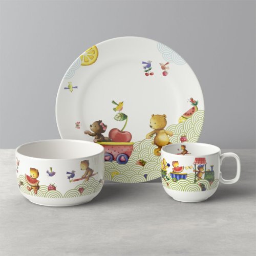 Set copii villeroy & boch hungry as a bear 3 piese