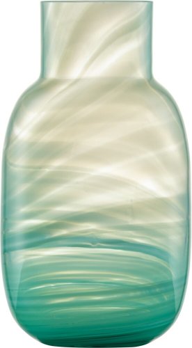 Vaza zwiesel glas waters green handmade big
