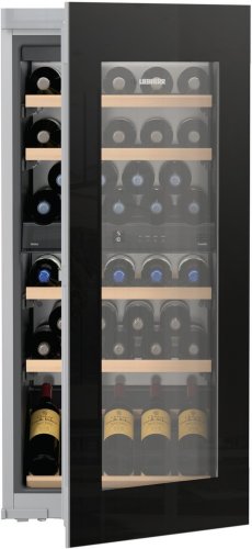 Vitrina de vinuri incorporabila liebherr vinidor ewtgb 2383 51 sticle super silent usa sticla clasa g negru