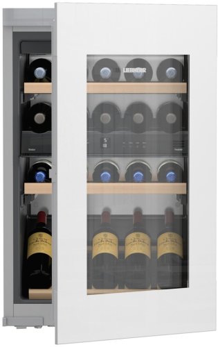 Vitrina de vinuri incorporabila liebherr vinidor ewtgw 1683 33 sticle super silent usa sticla clasa g alb