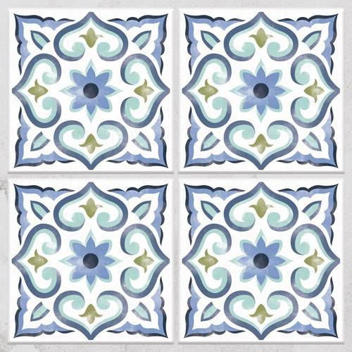 York Wallcoverings Placi faianta spanish tile | 4 placi de 26,6 cm x 26,6 cm