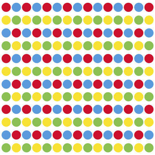 Sticker decorativ primary confetti dots | 4 colite de 25,4 cm x 45,7 cm