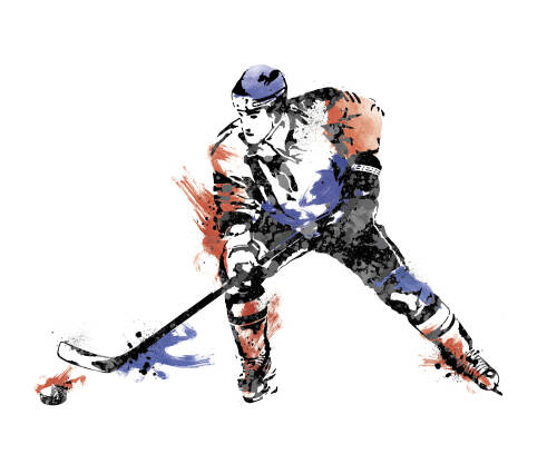 York Wallcoverings Sticker hockey champion - baieti | 45,7 cm x 101,6 cm