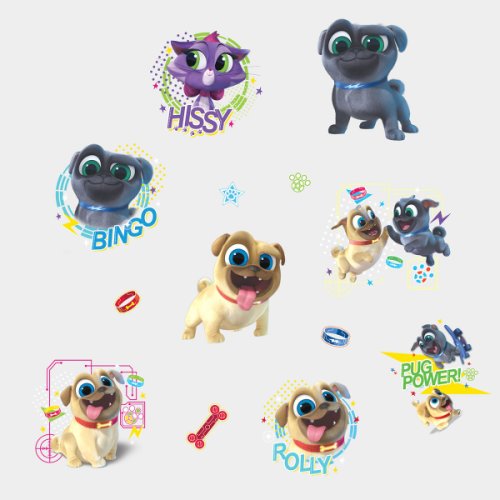 York Wallcoverings Sticker puppy dog pals | 4 colite 22,9 cm x 44,1 cm