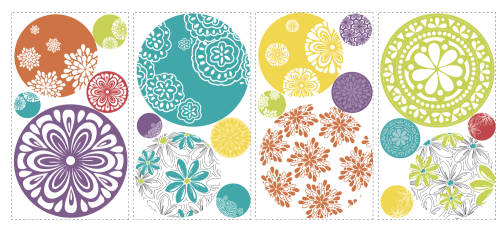 Stickere decorative patterned dots | 4 colite de 25,4 cm x 45,7 cm