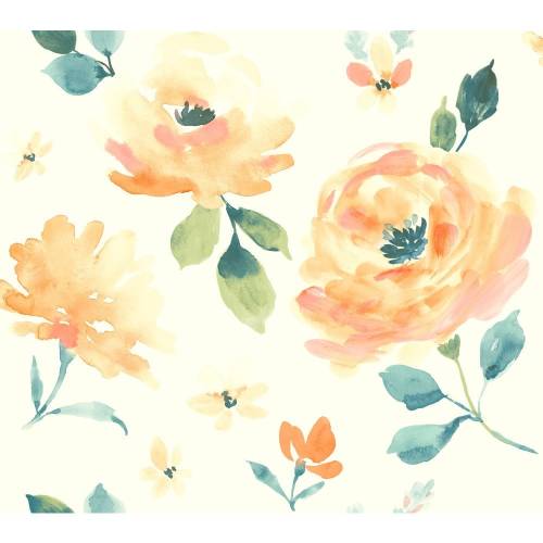 Tapet watercolor blooms | lk8316