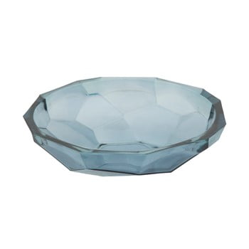 Bol din sticlă reciclată mauro ferretti stone, ø 34 cm, albastru