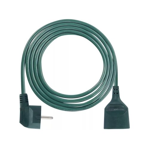 Cablu prelungitor verde 200 cm - emos