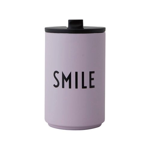 Cană termos design letters smile, 350 ml, violet