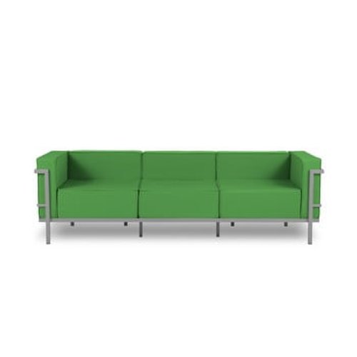 Canapea cu 3 locuri adecvată pentru exterior calme jardin cannes, gri - verde