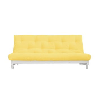 Canapea extensibilă karup design fresh white/yellow