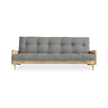 Canapea extensibilă karup design indie natural/grey