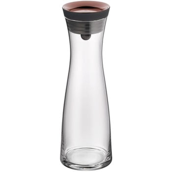 Carafă din sticlă pentru apă cu capac de culoare aurie wmf basic, 1 l