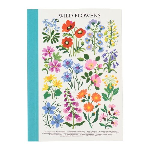 Carnețel 60 pagini a6 wild flowers – rex london