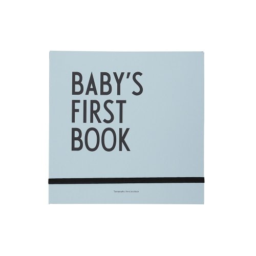 Carte de amintiri pentru copii design letters baby's first book, albastru