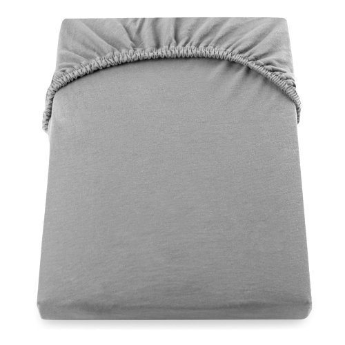 Cearșaf de pat cu elastic decoking nephrite, 140–160 cm, gri
