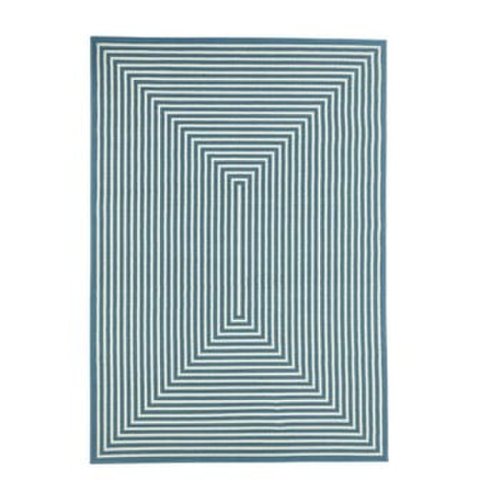 Covor adecvat pentru exterior floorita braid, 160 x 230 cm, albastru