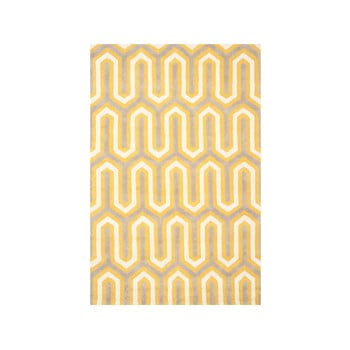 Safavieh Covor de lână leta, 121x182 cm, galben